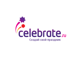 celebrate庆祝网站标志设计