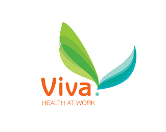 Viva! 医疗保健公司logo设计