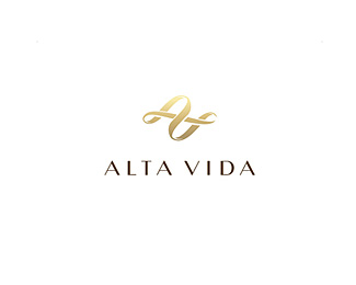 ALTA VIDA创意字母标志设计