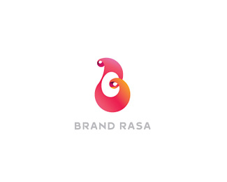 RASA创意字母标志设计
