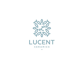 LUCENT陶瓷工作室标志设计