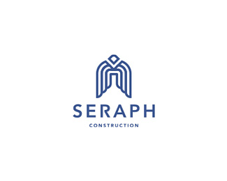 SERAPH施工管理公司标志设计