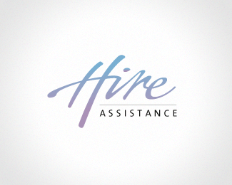 Hire Assistance虚拟助理组织标志