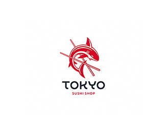 TOKYO寿司店标志设计