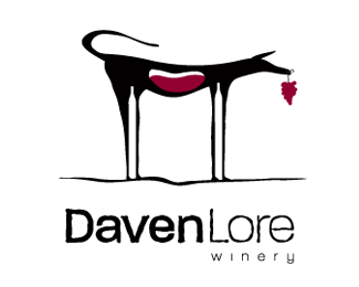 Daven葡萄洒酒庄标志创意设计