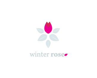 Winter Rose冬季玫瑰标志设计