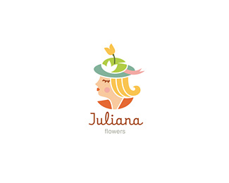 JULIANA花卉/花艺商店标志