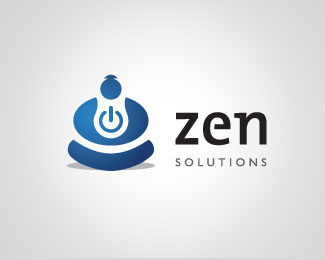 Zen Solutions禅道科技公司标志设计