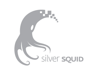 Silver Squid银鱿鱼(章鱼)标志设计