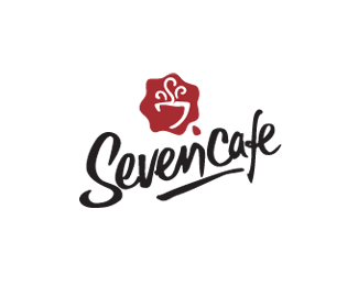 seven cafe 7咖啡品牌标志设计
