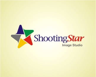 射击之星影像工作室标志设计