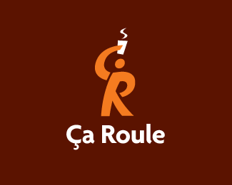 Ca Roule钙鲁莱人型标志设计