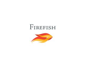 Firefish火鱼创意标志设计欣赏