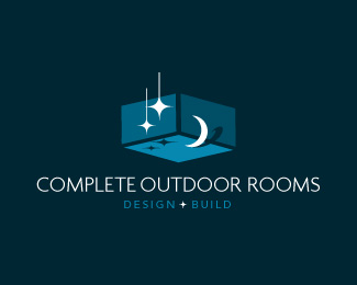 outdoor rooms户外空间创意标志设计