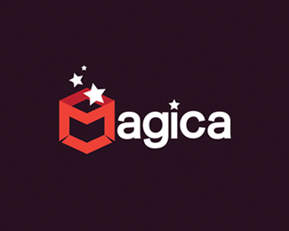 Magica魔法盒子创意标志设计欣赏