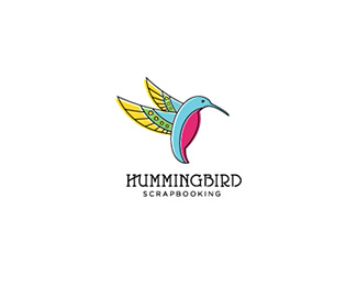 HUMMING蜂鸟标志设计欣赏