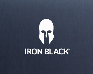 IronBlack男士护发品牌标志设计