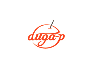 duga-p字母创意标志设计欣赏