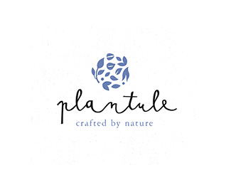 Plantule自然家纺品牌标志设计