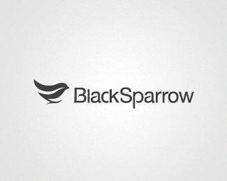 BlackSparrow黑雀动物标志设计欣赏