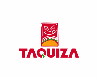 La Taquiza玉米饼餐饮标志设计