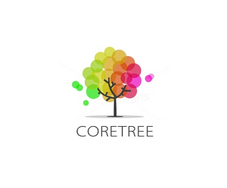 彩色树logo