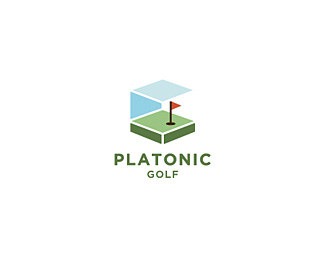 PLATONIC高尔夫俱乐部标志设计
