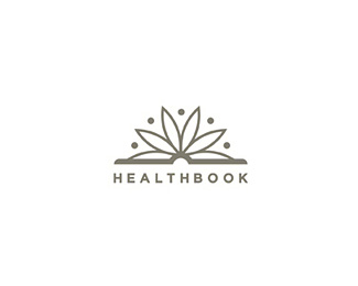 HEALTHBOOK书店标志设计