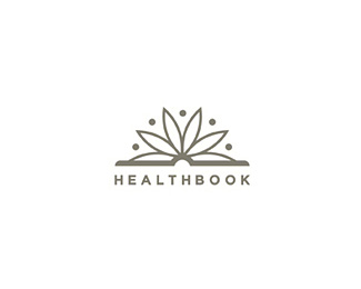 HEALTHBOOK书店标志设计