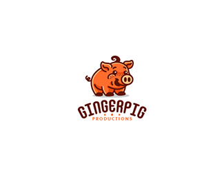 GingerPig姜猪标志设计