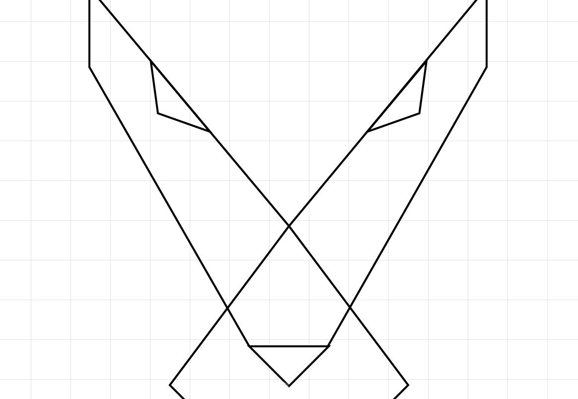 AI绘制几何鹿形logo教程