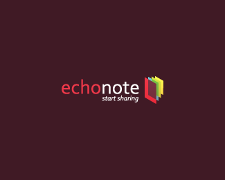 echonote笔记标志设计
