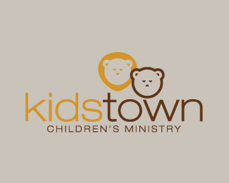 Kids Town童装名镇标志设计欣赏