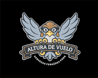 Altura de Vuelo猫头鹰俱乐部徽标设计