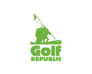 Golf Republic高尔夫俱乐部标志设计