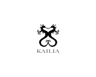 Kailia海马饰品标志设计