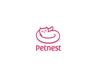 PETNEST宠物护理公司标志