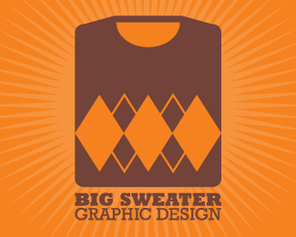 Big Sweater毛衣标志创意设计