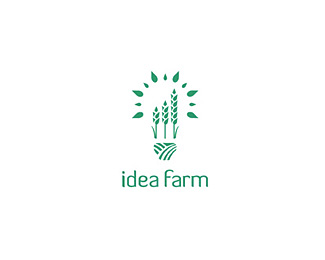 IDEA FARM创意农场标志设计