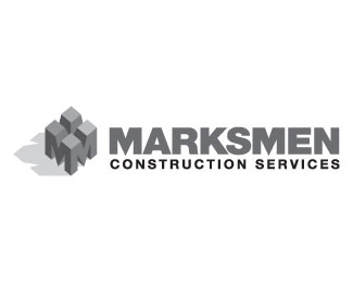 Marksmen房地产建筑公司标志设计