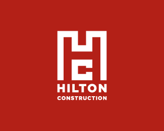 Hilton Construction希尔顿工程标志