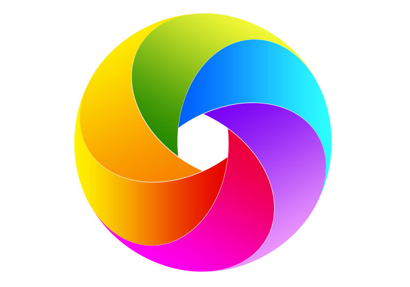 立体圆环logo设计教程
