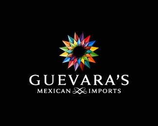 Guevaras墨西哥进口公司标志设计