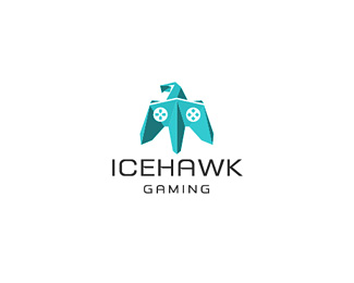 ICEHAWK游戏公司标志设计