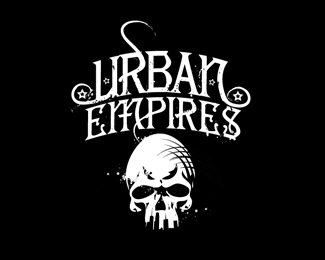 Urban Empires骷髅帝国标志设计