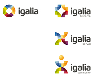 Igalia西班牙工程公司标志设计