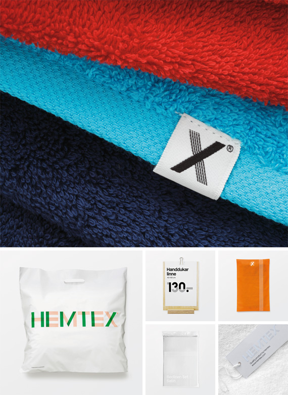 HEMTEX家纺品牌全新标志及应用欣赏
