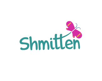 Shmitten蝴蝶标志创意设计