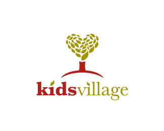kids village儿童村标志创意设计欣赏