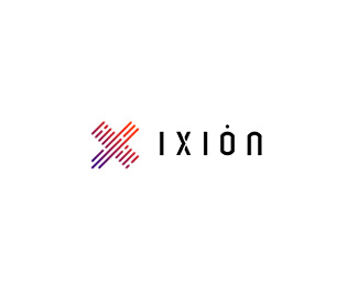 IXION科技矩阵标志设计